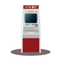 ATMカードを使って出金する方法と現金化するまでの日数